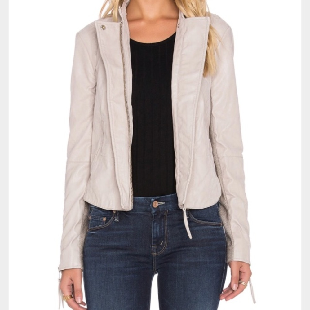 Free people vegan jacket sz 4